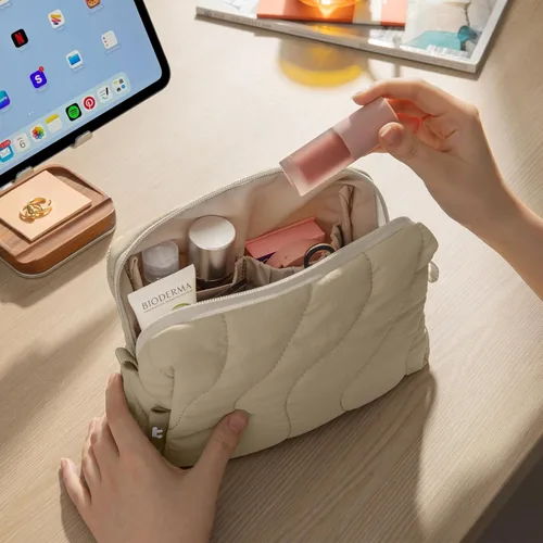 Miniatura 7 de tomtoc Organizador de Electrónica Estuche de Viaje, Bolsa Organizadora Suave y Esponjosa Regalos de Cumpleaños Navidad Esenciales de Viaje