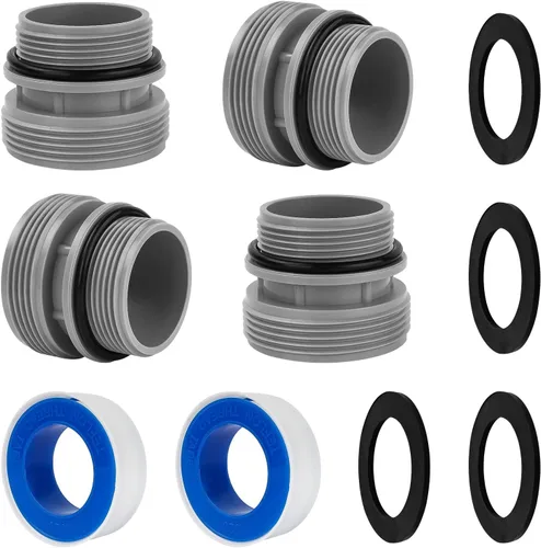 Miniatura 8 de Kit de adaptadores de conversión de manguera compatible con Intex Coleman 4560 de 1.575 in a 1 1/2 pulgadas, kit de conversión para manguera