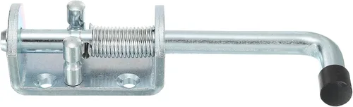 Miniatura 5 de PATIKIL Pasador de pestillo con resorte de 6.5 pulgadas, cerrojo de seguridad de hierro para puerta de puerta cobertizo ventana