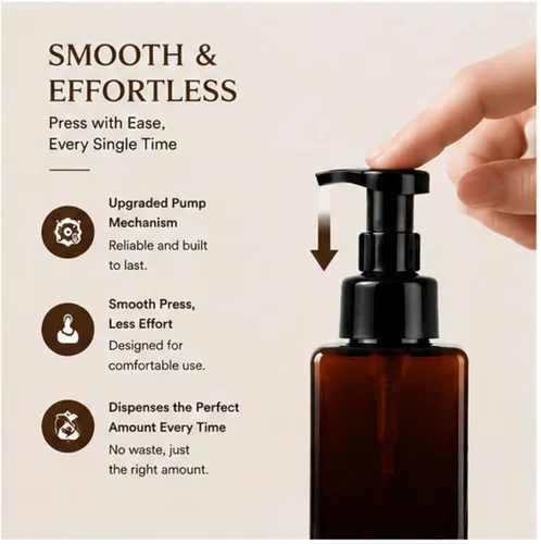 Miniatura 5 de Foaming Soap Dispenser 4 Pack, 15oz/450ml Brown Foam Soap Pump Bottles, Refillable Bathroom Soap Dispenser with Rich Foam Pump for Kitchen Sink