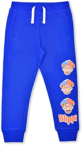 Miniatura 4 de Blippi Paquete de 2 pantalones deportivos deportivos para niños con cordón y cintura elástica para niños pequeños y niños grandes, azulazul marino