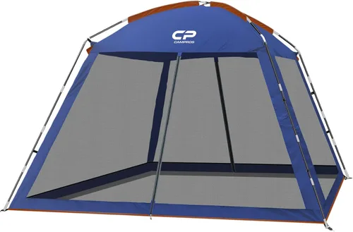 CAMPROS CP Tienda de campaña de casa con pantalla de 10 x 10 pies, toldo con malla de pantalla de malla para patios, actividades de camping al aire
