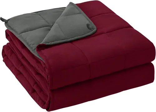 Miniatura 61 de yescool - Manta con peso, 7 libras, fresca, transpirable, con cuentas de cristal prémium, lavable a máquina, para dormir, 60-90 libras, 41 x 60 Gris
