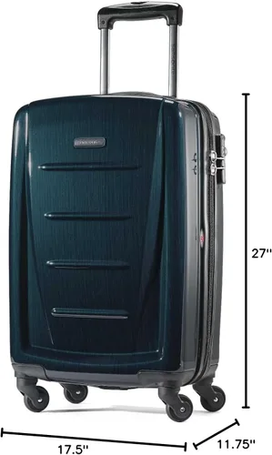 Miniatura 307 de Samsonite Winfield 2 Equipaje rígido con ruedas giratorias, Azul profundo, Juego de 3 piezas (20/24/28)