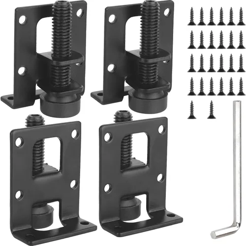 Miniatura 8 de Anwenk Niveladores de muebles de alta resistencia, nivelador de patas de mesa ajustable con tuercas de bloqueo para muebles, mesa, armarios, banco