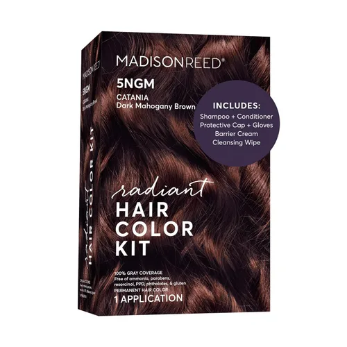 Miniatura 67 de Madison Reed - Kit de color de cabello radiante, tinte permanente para el cabello, 100 % cobertura de canas, sin amoníaco, castaño Catania 5NGM