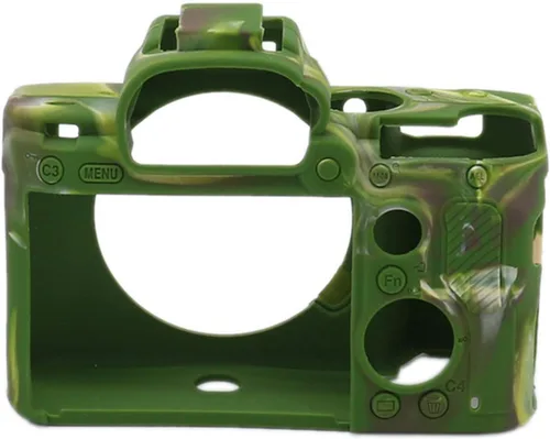 Miniatura 7 de TUYUNG - Funda de silicona para A7 III, funda protectora para cámara, compatible con cámaras Sony Alpha A7 III A7M3, verde militar