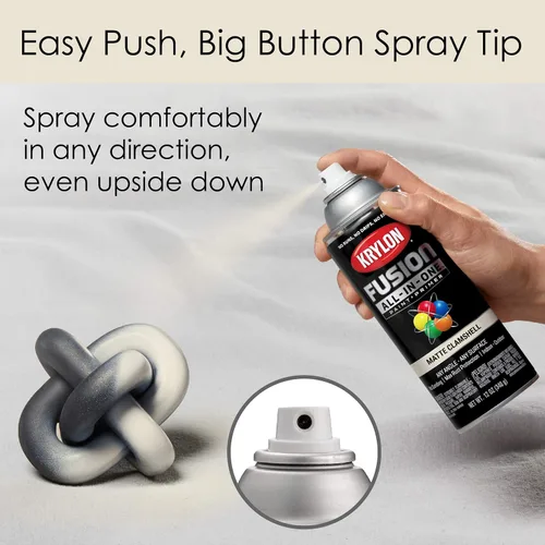 Miniatura 81 de Krylon Fusion - Pintura en aerosol adhesiva todo en uno para uso en interiores y exteriores, 12 onzas, aluminio