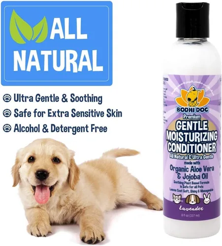 Miniatura 4 de Bodhi Dog Acondicionador hidratante suave para perros, fórmula calmante a base de plantas con aloe vera y aceite de jojoba, hidrata y suaviza