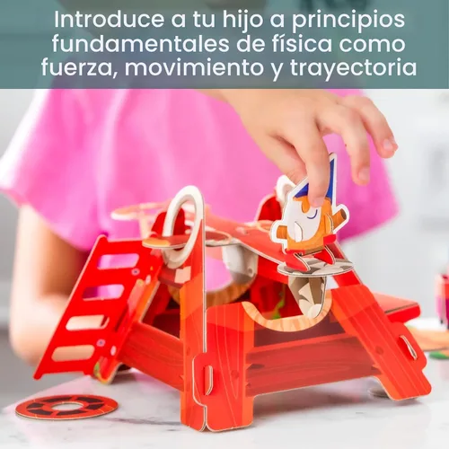 Miniatura 3 de Catapult - Lanzador de gnomos, juguete STEM seguro para niños de 3 años en adelante, para imaginación, aprendizaje y juego educativo con historias