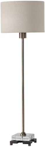 Miniatura 3 de Uttermost Lámpara de mesa tipo buffet de latón antiguo Danyon