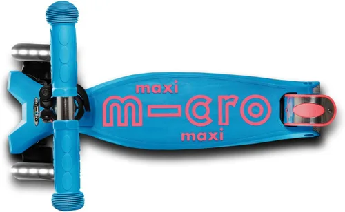 Miniatura 7 de Micro Kickboard – Maxi Deluxe LED – Monopatín pequeño de tres ruedas, inclinado a girar, diseño suizo para niños con ruedas con luces LED activadas
