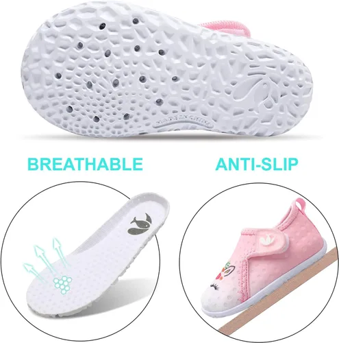 Miniatura 107 de FEETCITY Baby Boys Girls Water Sport Shoes Barefoot Kids Aqua Socks Quick-Dry Beach Swim Pool Shoes