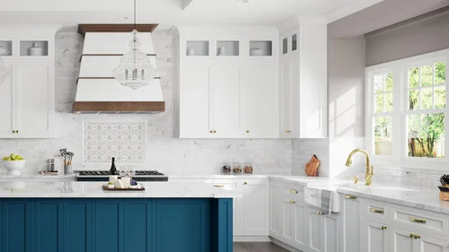 Miniatura 10 de Pfister Alderwood - Grifo de cocina con rociador extraíble y dispensador de jabón, de una sola manija, certificado NSF, acabado en oro cepillado