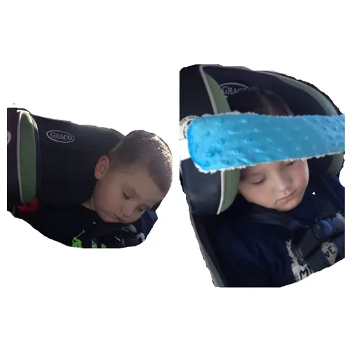 Miniatura 8 de NoNods - Almohada para asiento de coche, reversible, color negro y gris
