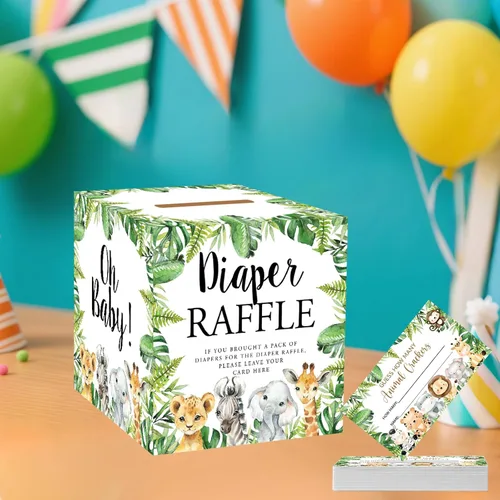 90 boletos de animales de la selva con sorteo de pañales