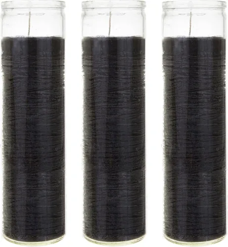 Miniatura 19 de Mega Candles 6 velas de oración devocionales sin perfume de color rojo para 7 días, velas de cera prémium de 2 x 8 pulgadas, santuario, vigilias
