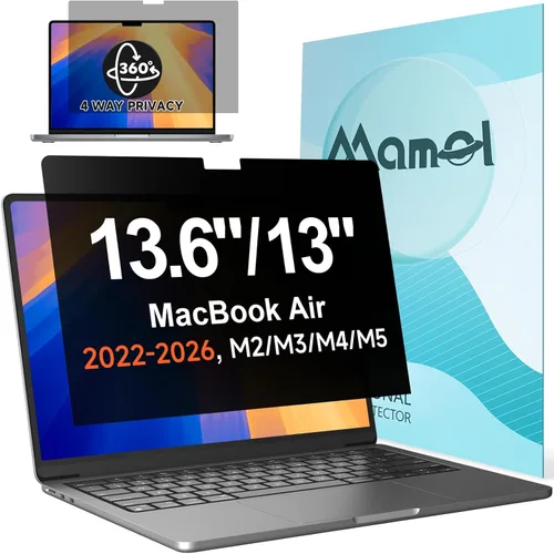 Miniatura 20 de Mamol Protector de pantalla magnético para iPad de 11ª generación (A6, 2025)/10ª generación (2022), protector de pantalla de privacidad, iPad