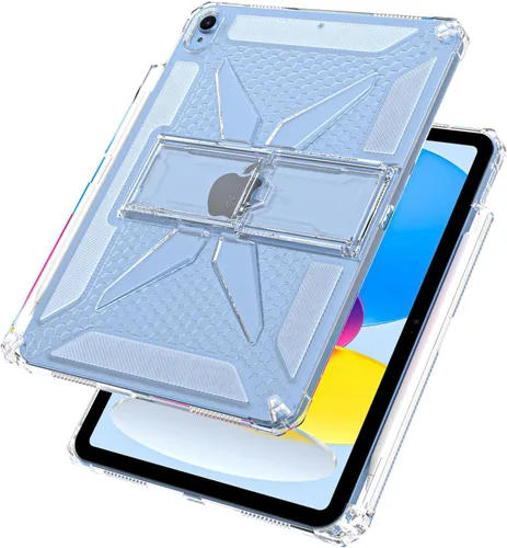 Miniatura 16 de Clear Stand Case for iPad Air 3 (Air 3rd Generation) 10.5 inch 2019 & iPad Pro 10.5 inch 2017 with Pencil Holder/Kickstand Soft TPU Back Silicone