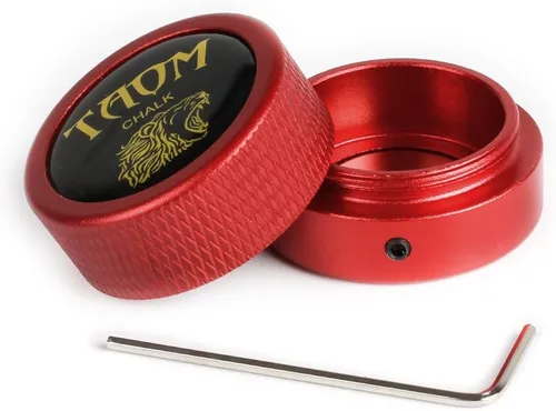 Miniatura 10 de TAOM - Soporte para tiza de billar, herramienta práctica redonda, accesorios de billar, mini estuche magnético para punta de tiza, contenedor