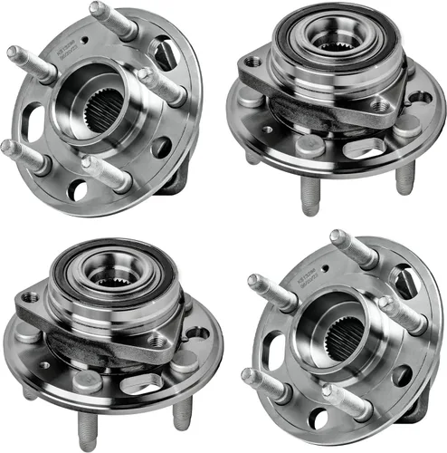 Miniatura 215 de Detroit Axle - Kit de nudillos de dirección delantera izquierda para Ford Edge Lincoln MKX 07-10, cojinete de rueda del lado del conductor, nudillo