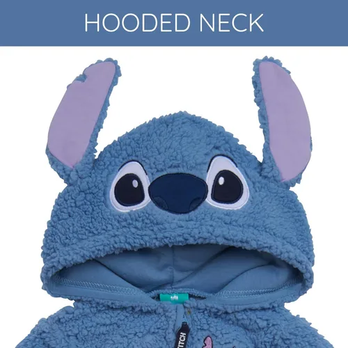 Miniatura 14 de Disney Winnie the Pooh Mickey Mouse Lilo & Stitch Jack Skellington Monsters Inc - Enterizo con cremallera para bebé recién nacido a bebé