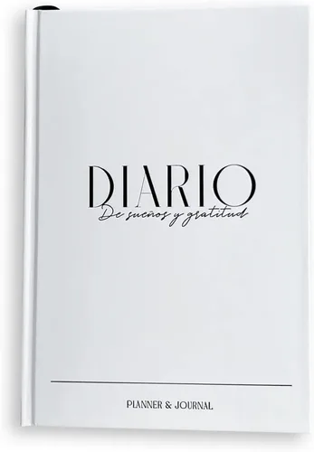 Diario diario de gratitud y planificador de sueños (edición en español) | Sin fecha 2 en 1 | Para atención plena, propósito y éxito | Incluye espejo