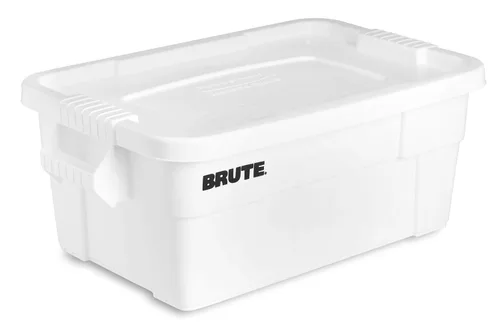 Miniatura 15 de Baúl con tapa Rubbermaid Commercial fg9s3100gray Brute, capacidad de 20 galones, 27-7/8 pulgadas, longitud x 17-3/8 pulgadas, ancho x 15-1/8 Gris