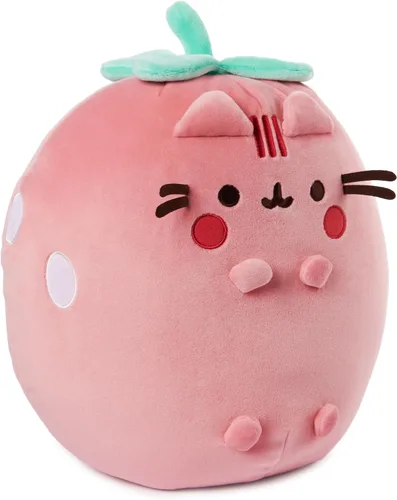 Miniatura 3 de GUND Pusheen Squisheen - Peluche perfumado de fresa, juguete esponjoso para edades de 8 años en adelante, rosa, 11 pulgadas