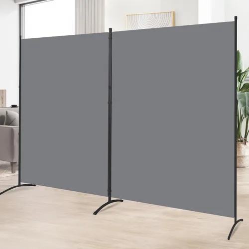 Miniatura 7 de Divisor de Habitación Panel Individual Pantalla de Privacidad, 71''x72''H Divisor Grande para Separación de Habitaciones, Tela Engrosada Pantalla
