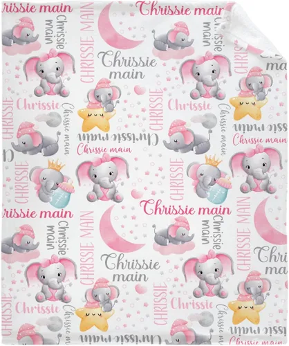 Miniatura 14 de Manta de elefante con globos, manta de franela súper suave y ligera para niños, adultos, adecuada para sofá, cama, campamento, viajes, todas