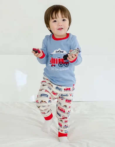 Miniatura 6 de VAENAIT BABY Toddler Kids Boys Girls 100 Cotton Jaws Truck Dino Snug fit Sleepwear Pajama Pjs Set