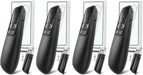 Miniatura 10 de Clickers de presentación para PowerPoint, clicker para presentaciones portátiles remoto, control remoto inalámbrico USB para presentador, control