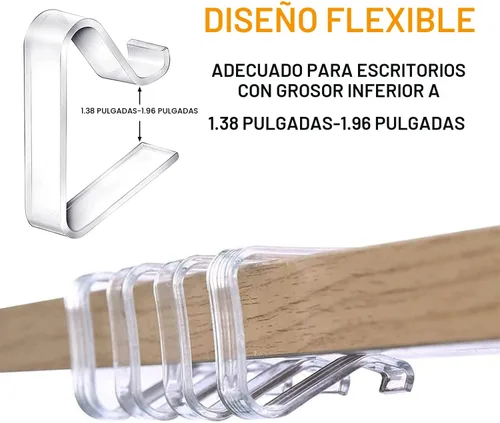 Miniatura 3 de 48 clips transparentes para mantel, clips de plástico para mantel de mesa, resistentes al viento, soporte para mantel de Navidad, hogar, boda