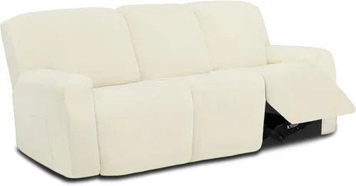 Miniatura 11 de Easy-Going - Funda elástica de microfibra para sofá reclinable seccional, suave vellón ajustable a tu sofá de 2 cuerpos, lavable, protege tus