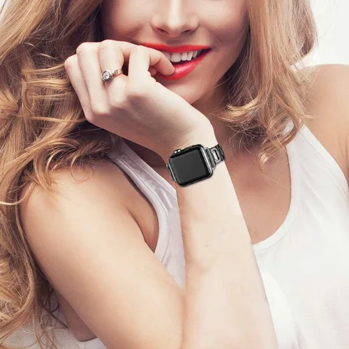 Miniatura 7 de Compatible con Apple Watch Band de 38 mm, 40 mm, 41 mm, 42 mm, 44 mm, 45 mm, 46 mm, 49 mm, correa para mujer para iwatch Series 11 10 9 8 7 6 5 4 3