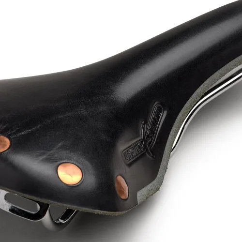 Miniatura 4 de Brooks England Swift, Racing Leather Saddle with Hand-Hammered Copper Rivets