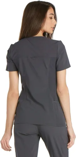 Miniatura 2 de Cherokee Camiseta quirúrgica de punto iflex con cuello en V para mujer