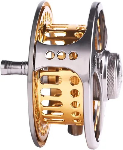 Miniatura 3 de Carrete para pesca con mosca grande Arbor 2+1 BB con cuerpo de aleación de aluminio mecanizado CNC y carrete en tamaños 5/6 y 7/8