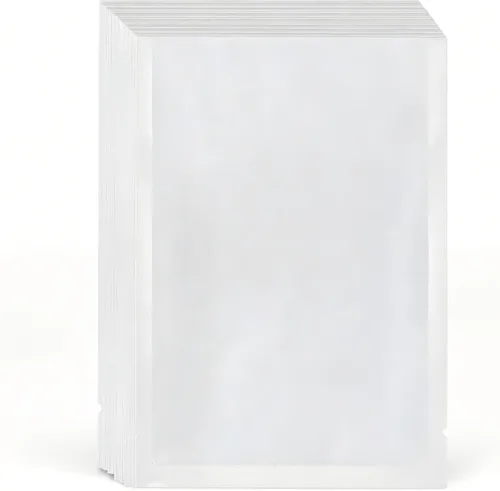 50 bolsas selladoras al vacío de 11 x 16 pulgadas, ideales para almacenamiento de alimentos, bolsas precortadas de sellador al vacío