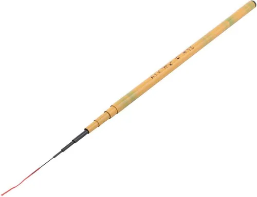 Miniatura 2 de XMHF Caña de pescar que viaja 6 secciones telescópica poste retráctil pesca caña caña 1.7M longitud