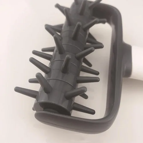 Miniatura 4 de Rodillo para masa de pizza, asesino de burbujas y ampollas, ahorrador de tiempo para hacer pizza en casa y cocina, accesorio de herramienta de Gris