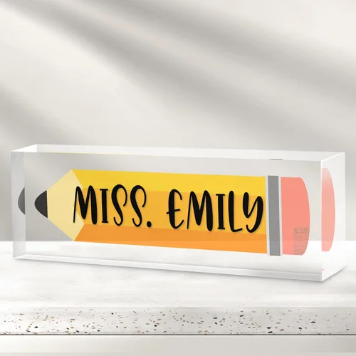 Miniatura 40 de Placa de nombre de oficina personalizada para escritorio, placa de nombre de escritorio, regalos personalizados para compañeros de trabajo, jefe