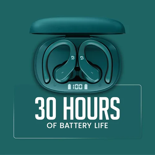 Miniatura 6 de Back Bay Audio - Auriculares inalámbricos Bluetooth para corredores de Back Bay Audio, con gancho para colocar sobre la oreja, graves profundos