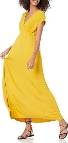 Tienda Essentials - Vestido largo para mujer, entallado en la cintura (disponible en tallas extragrandes)