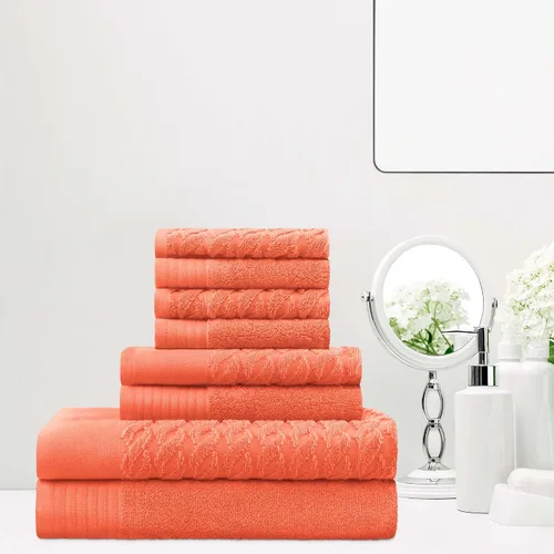 Miniatura 70 de Superior Juego de 6 toallas de 100% algodón egipcio de 500 GSM, 6 piezas, 2 caras, 2 manos, 2 toallas, ideal para baño, cocina o playa, de secado