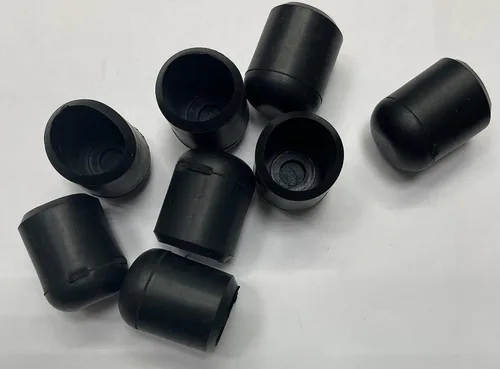 Miniatura 9 de dexierp Fuerza de protección para 3/8" 0.354 in (paquete de 12) tubo redondo OD extremo silla pata pata pata muebles pies tapa de goma cubierta