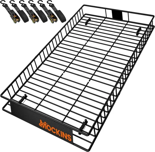 Miniatura 14 de Mockins Bolsa de Carga para Techo de Automóvil de 16 Pies Cúbicos Bolsa de Techo de 45"x34"x18" para Automóvil Sin Portaequipajes Portaequipajes
