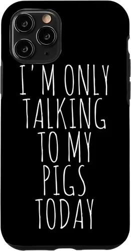 Miniatura 10 de iPhone 14 I'm Only Talking To My Pigs Today Case