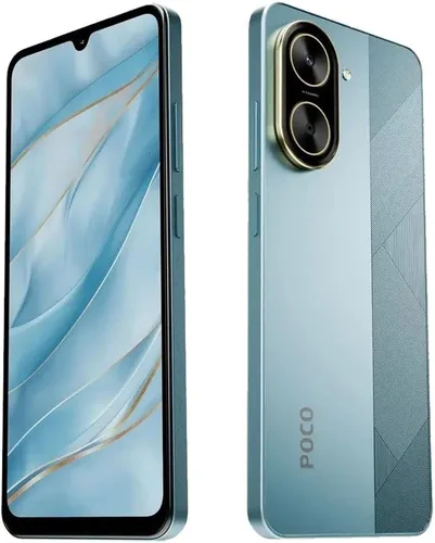 Miniatura 2 de Poco C71 4G LTE (para Tmobile Mint Tello & Global) (128 GB + 4 GB) 32MP Cámara dual 6.88 pulgadas 120Hz Octa Core desbloqueado modelo 25028PC03G